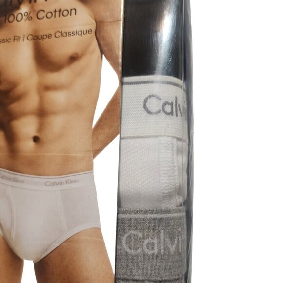 Calvin Klein Men's Brief Classic Fit Cotton 3-Pack Size XXL - Picture 6 of 6